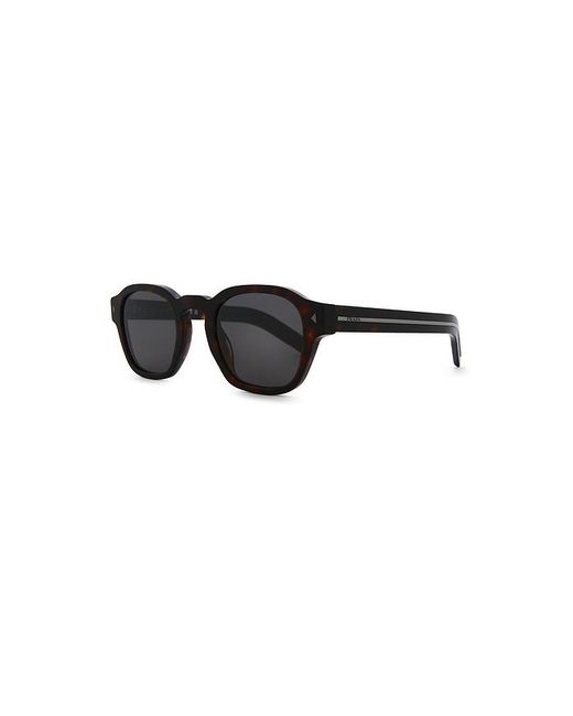 Prada Blue Round Frame Sunglasses for men