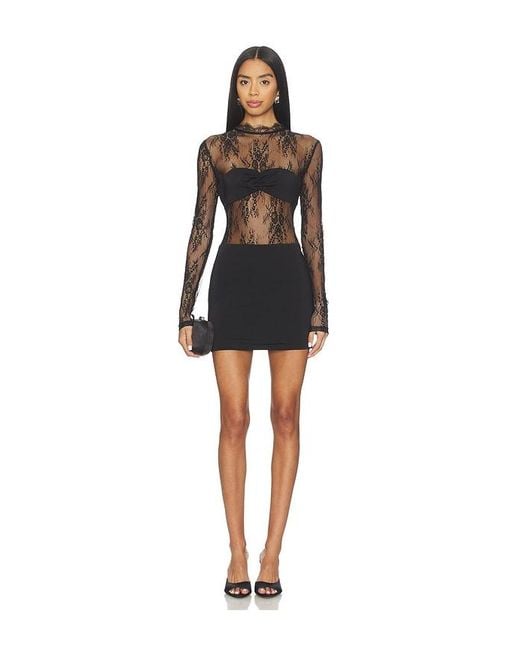superdown Black Kelliann Mini Dress