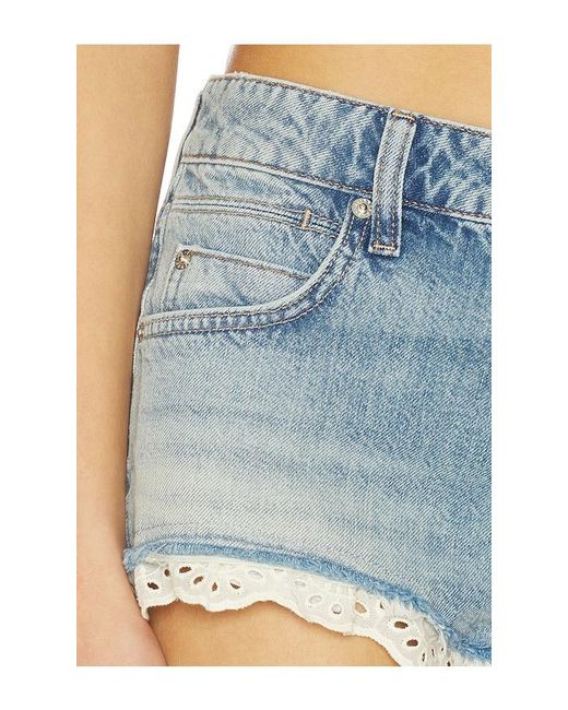 Free People Blue X We The Free Cali Lace Short