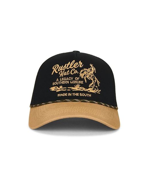 Rustler Hat Co. Black Rustler Rodeo Hat for men