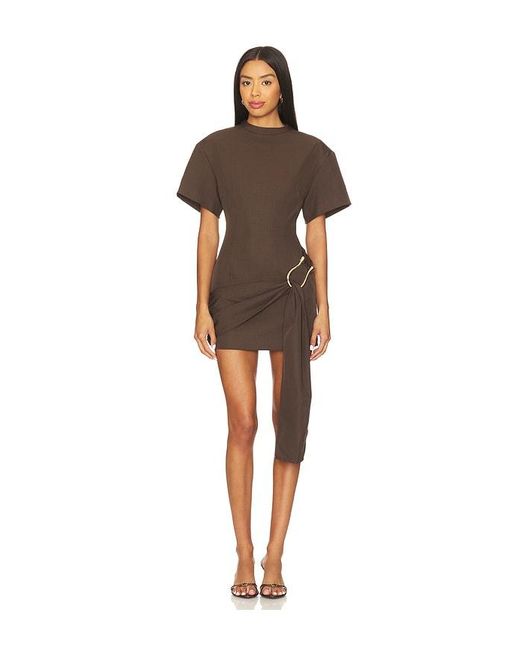 Lioness Brown Martini Mini Dress