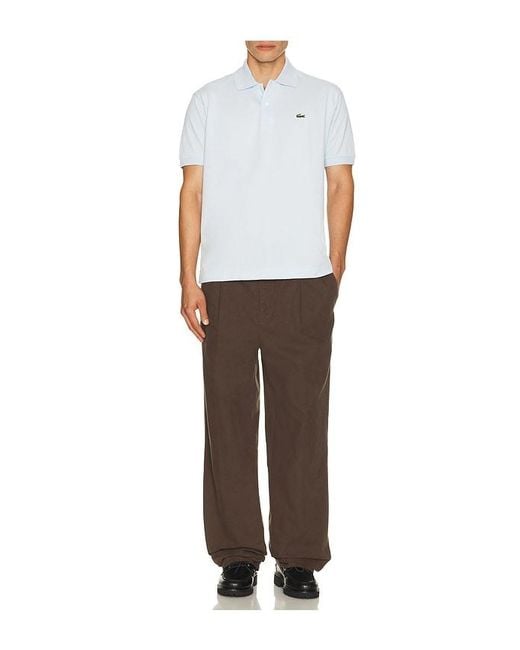 Lacoste White Classic Fit Piqu? Polo for men