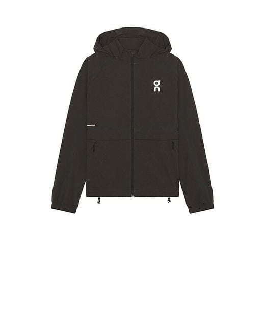On Shoes Black Performance Volt Jacket for men
