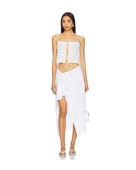 SNDY'S White Asta Top