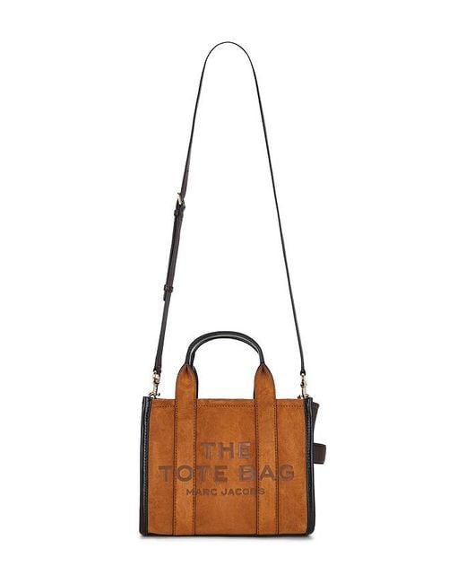 Marc Jacobs Brown The Suede Small Tote Bag