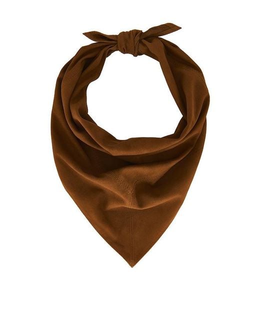 Herskind Brown Suede Bandana