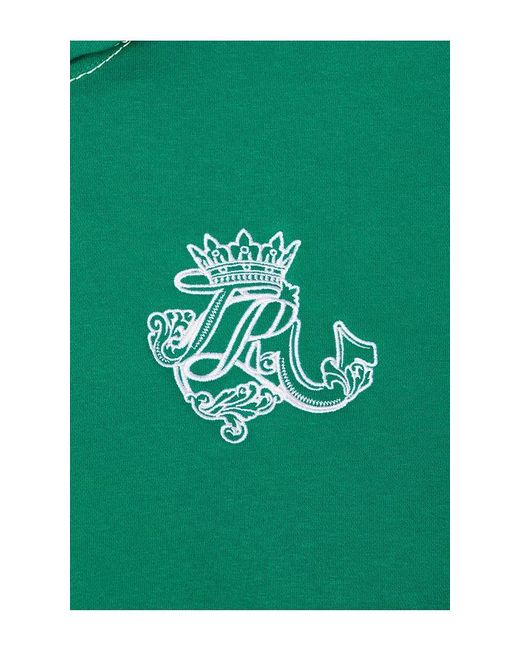 True Religion Green Crest Big T Cinched Zip Up Hoodie for men