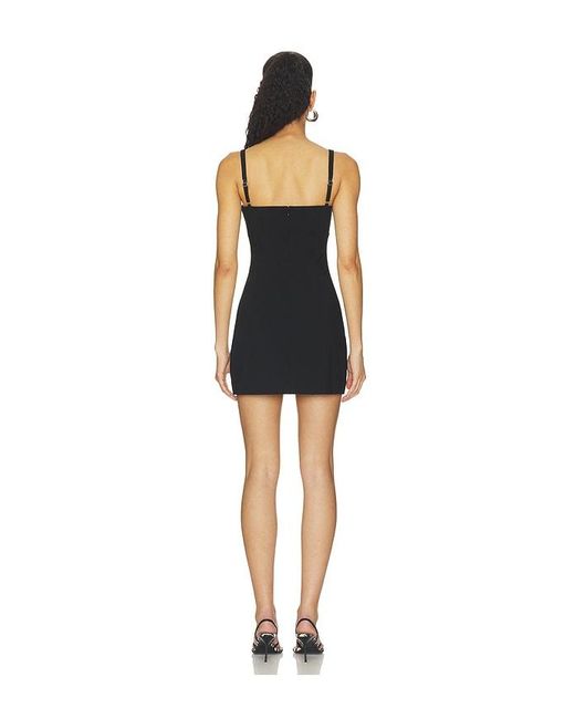Sandy Liang Black Simon Dress