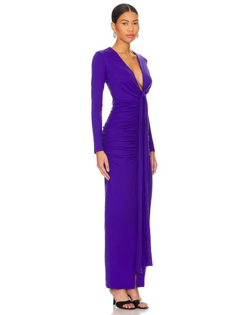 susana monaco purple dress