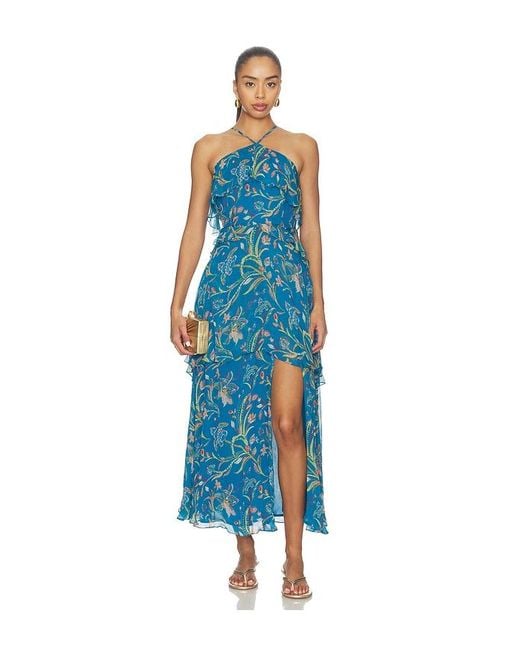 Cleobella Blue Aphrodite Ankle Dress
