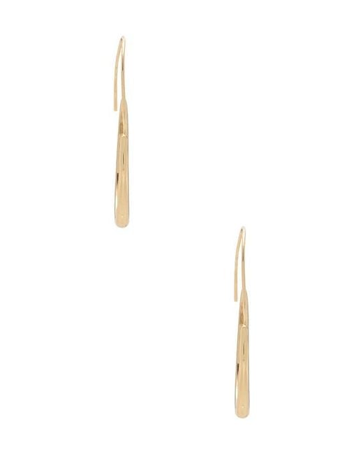 Ettika Metallic Oval Threader Hoops