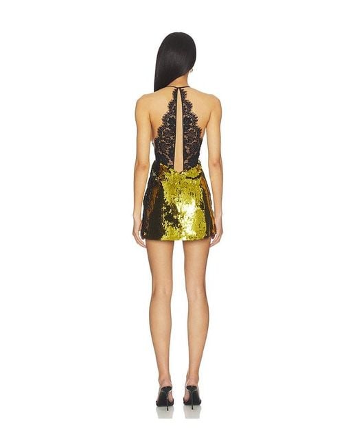 retroféte Yellow Edda Dress