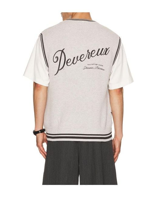 Devereux Golf White Scorpion Vest for men