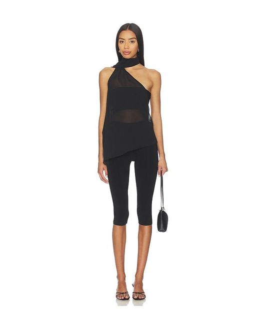 superdown Black Gabriette Choker Top
