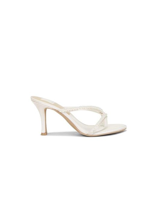 Dolce Vita White Liano Pearl Heel