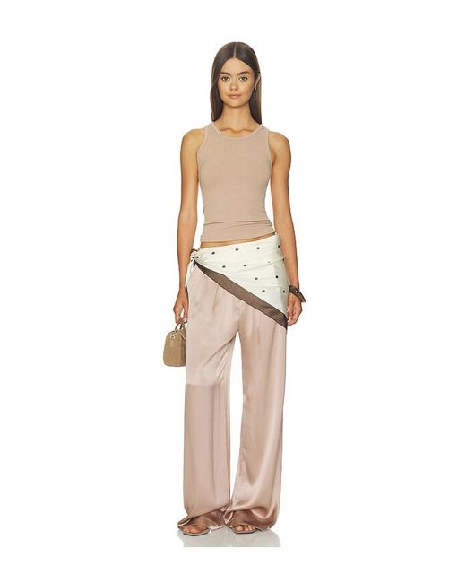 SABLYN Natural Silk Gemma Pull On Straight Leg Pant