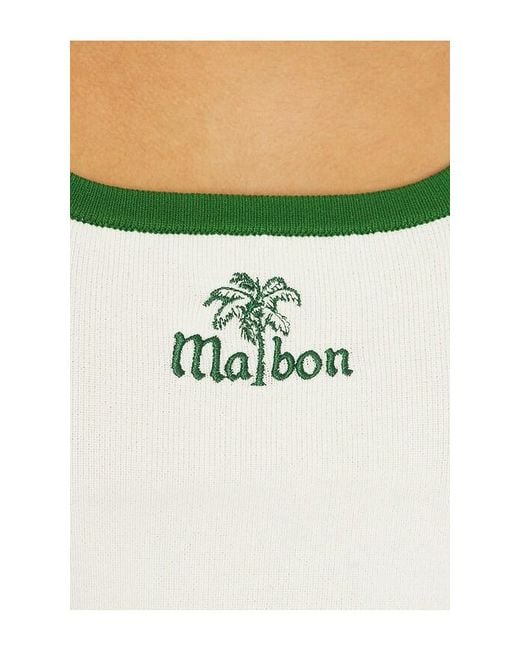 Malbon Green Abella Tank Top
