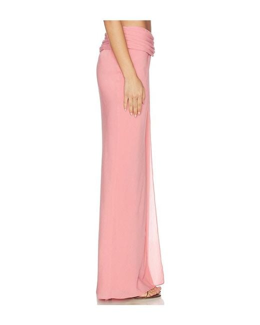 Lovers + Friends Pink Judy Maxi Skirt