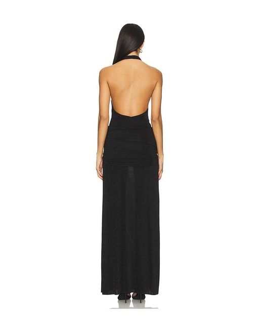 SER.O.YA Black Mada Maxi Dress