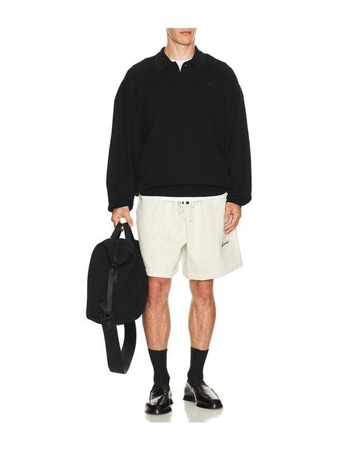 Fear Of God Black Signature 90's Knit Polo for men