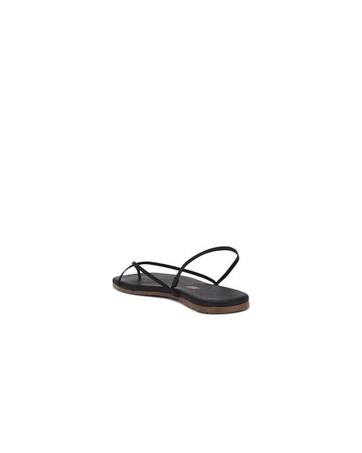 TKEES Black Square Toe Millie Sandal