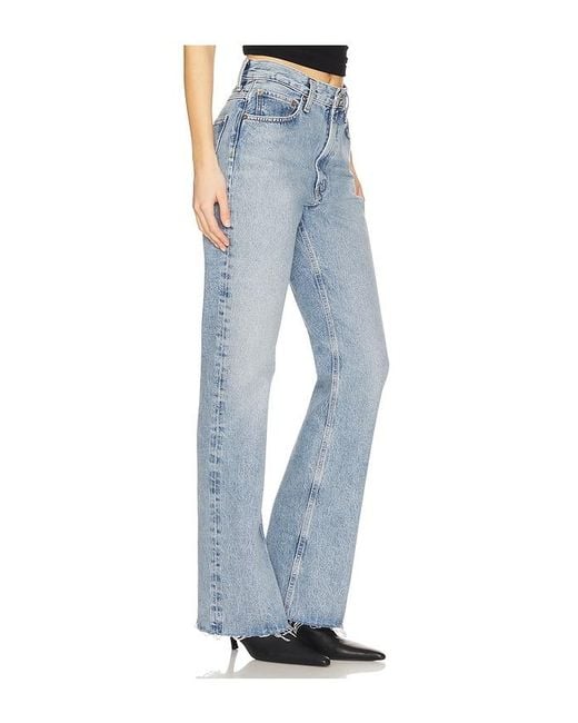 Agolde Blue Leena Bootcut Jeans
