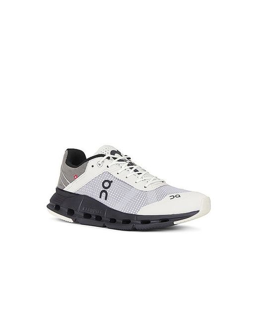 On Shoes White Cloudnova Z5 Rush Sneaker for men