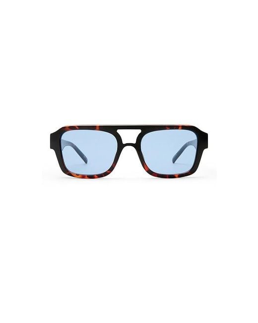 Le Specs Blue Subzero Sunglasses