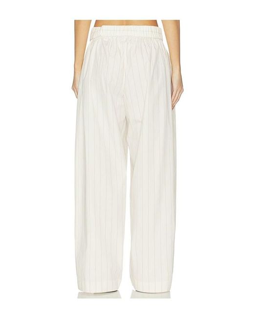 St. Agni White Everyday Relaxed Pants