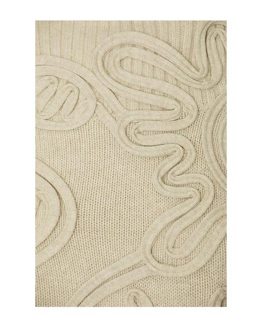 Cult Gaia Natural Deva Knit Sweater