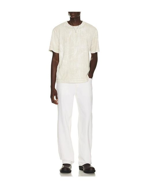 Agolde Natural Asha Mock Neck Tee for men