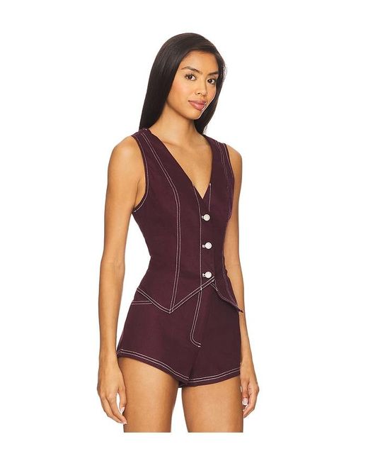 BY.DYLN Purple X Revolve Tyler Vest