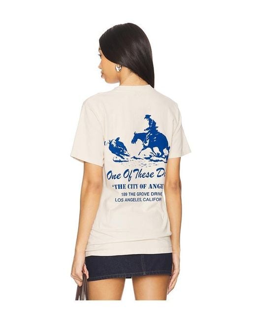 One Of These Days Blue X Fwrd The City Of Angels Tee