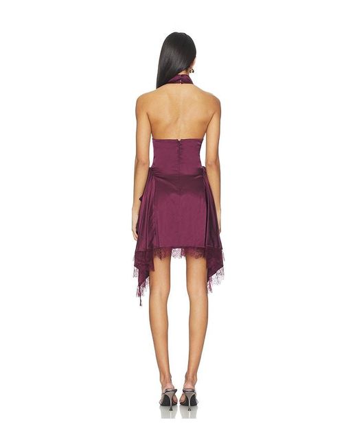 MAJORELLE Red Dolores Mini Dress