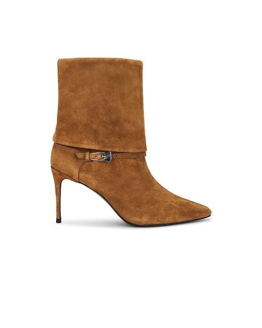 Black Suede Studio Brown Simone 80 Boot