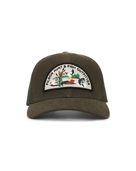 Filson Black Logger Mesh Cap for men