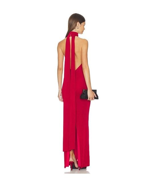 Nookie Red Crush Halter Gown