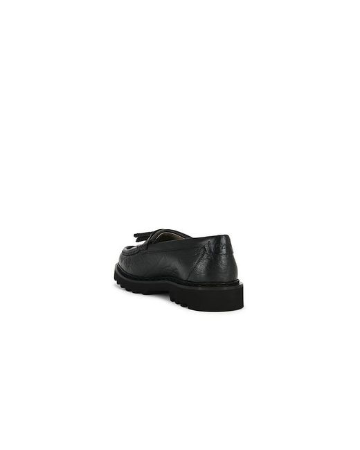 AllSaints Black Skiff Tassel Loafer for men