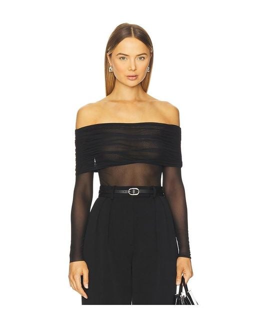 SER.O.YA Black Rosa Top