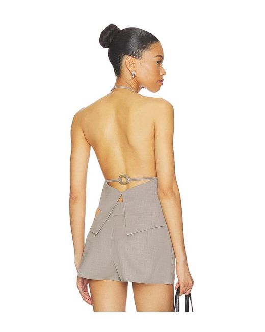 Sir White Solene Halter Top