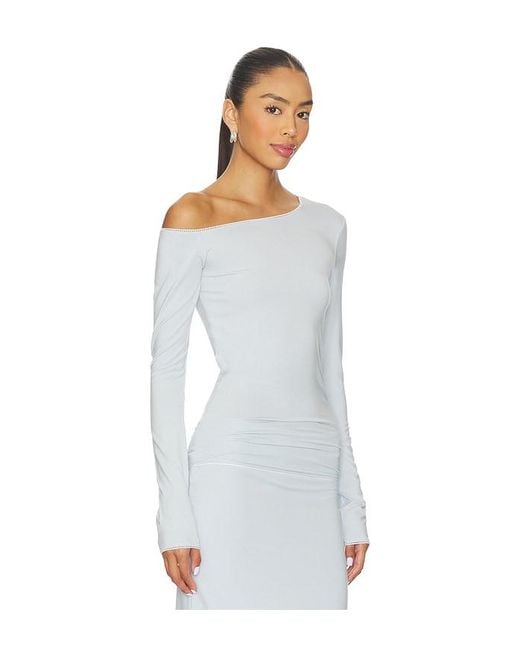 Adrira Top En Color Bebe Azul Talla (También En M, S, Xl, Xs) The Line By K de color White
