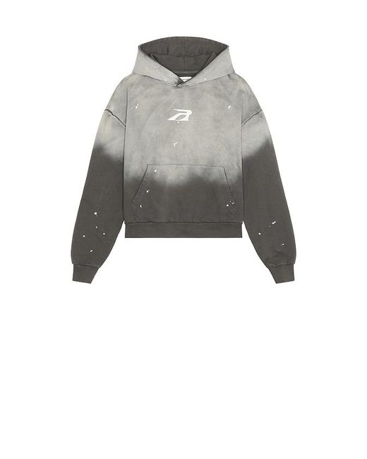 Ryoko Rain Gray Vintage Artist Hoodie for men