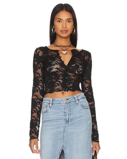 superdown Black Elowen Top