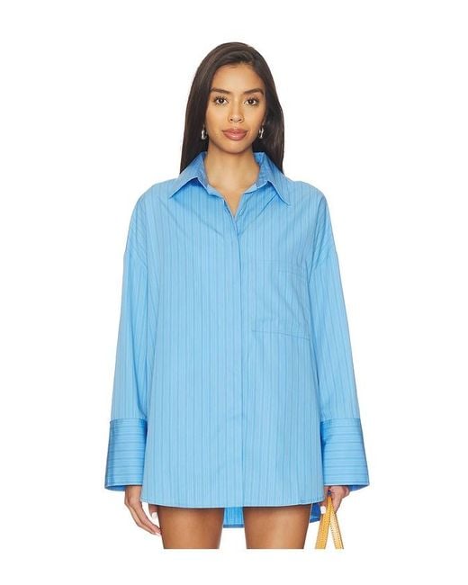 Faithfull The Brand Blue Clemente Shirt