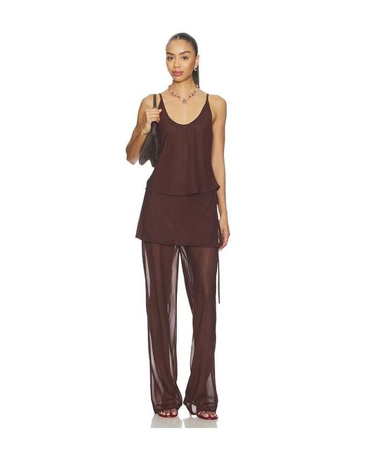 Madison The Label Brown Anastasia Tank