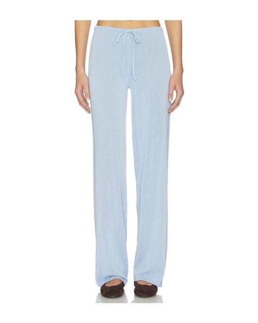 Frankie's Bikinis Blue Ela Knit Pant