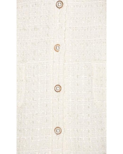 SAU LEE White Audrey Dress