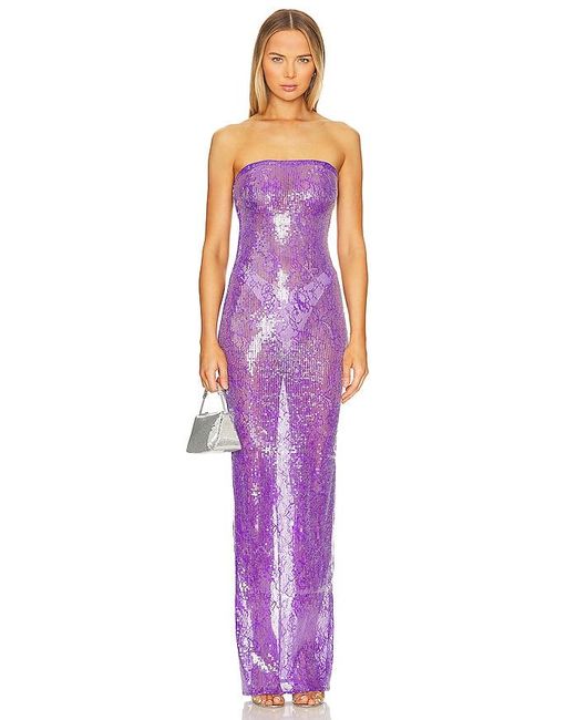 retroféte Purple Lucia Dress