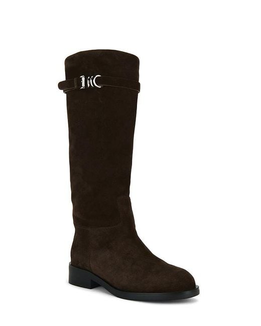 Black Suede Studio Black Ashley Boot