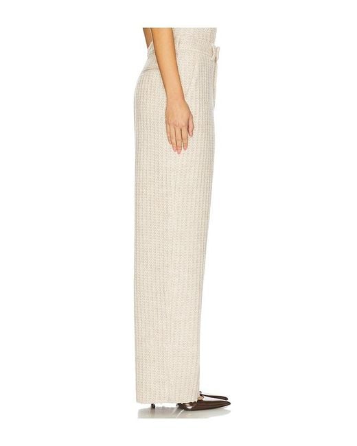 GIUSEPPE DI MORABITO Natural Waffle Knit Pant